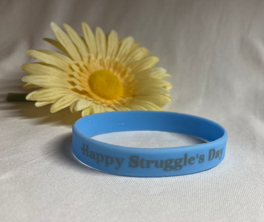 Light Blue~Happy Struggle’s Day wristband