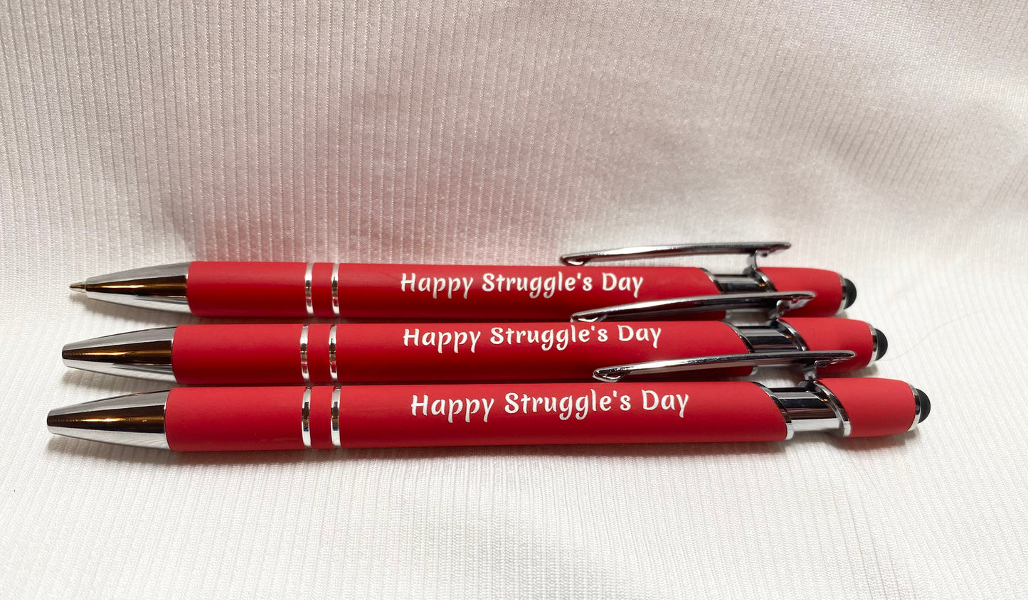 Red~Happy Struggle’s Day Ink pen Qty 1